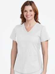 7459 V-NECK SHIRTTAIL TOP (Size: 4X-5X)