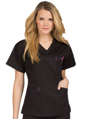 8403 V-NECK SIGNATURE 3 POCKET TOP