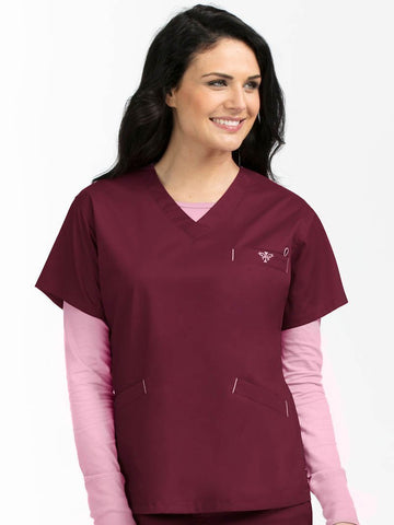 8403 V-NECK SIGNATURE 3 POCKET TOP