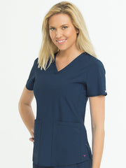 8579 RACERBACK SHIRTTAIL TOP (Size: 2X-5X)