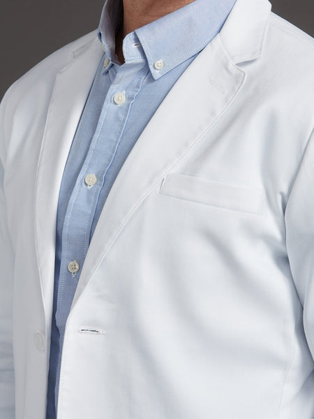 9680 MEN’S TAILORED LONG LENGTH LAB COAT