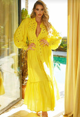 YELLOW MAXI DRESS