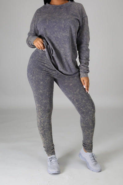 COMFY LONG SLEEVE AND LEGGINGS SET